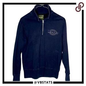 Roots Midnight 1/4 Zip Top Activewear in Size XS